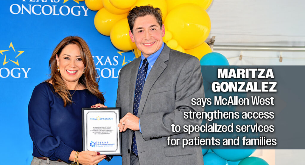 Write a new simple attractive title based on the title from Healthcare Alliance Recognizes Texas Oncology Investment in Valley Cancer Care and dont use quote marks Write a new simple attractive title based on the title